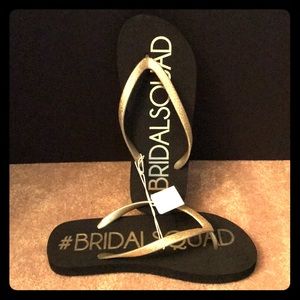 Bridal Squad Flip Flops